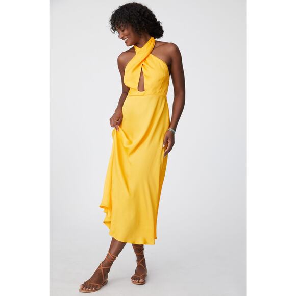 NWT Farm Rio Halter Maxi Dress - Small - Picture 1 of 5